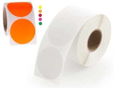Blank Labels on a Roll
